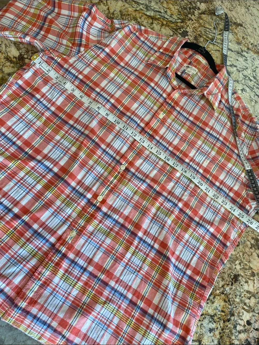 J. CREW Cotton Plaid Shirt
